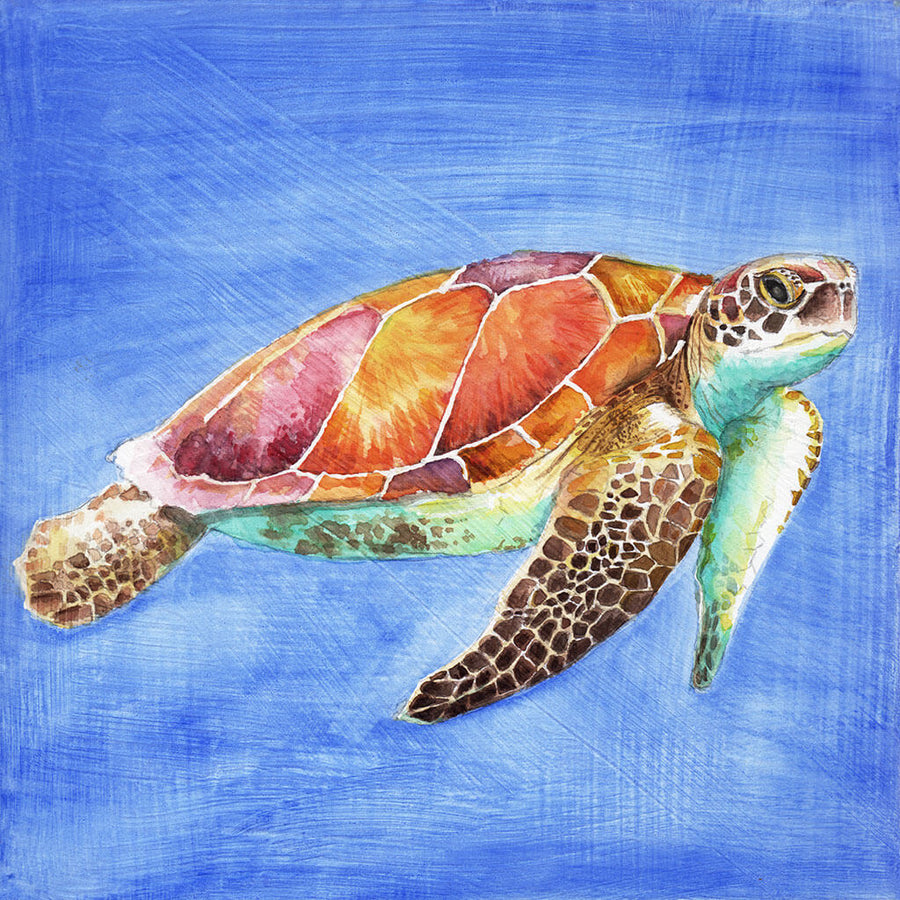 Sea Turtle - Original Watercolor